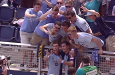 MLS striker scores goal, celebrates with a selfie