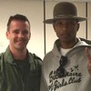 So, eh, the Air Corps bumped into Pharrell Williams today