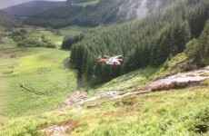 Belgian man rescued after falling on steep ground at waterfall
