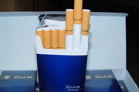 Club 88 cigarettes - first such seizure in Ireland