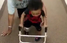 'I got it!' This incredible video of a two-year-old amputee learning to walk will inspire you