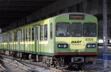Bray Dart and train disruption caused by rocks being put on the tracks