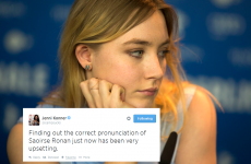 US TV exec struggles to comprehend Saoirse Ronan's name