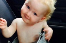 Meet the little baby who got stuck in a mop bucket