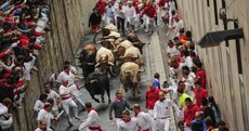 Three injured - one with suspected leg fracture - during Pamplona bull run