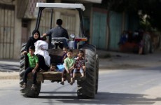 Thousands of families flee Gaza with nothing in fear of their lives