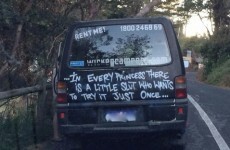 Anger over Australian campervan firm's 'little slut' slogan