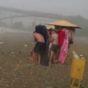 This sudden seaside hailstorm makes Ireland's beaches look tropical