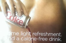 Diet Coke's latest topless ad has erased the man's nipple