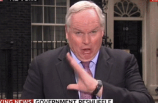 Sky's Adam Boulton swallows a fly live on telly