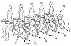Airbus patents new "moped-style" aeroplane seats