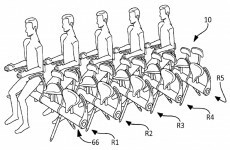 Airbus patents new "moped-style" aeroplane seats