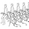 Airbus patents new "moped-style" aeroplane seats