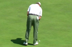 This Ernie Els three-putt wouldn't look out of place on a crazy golf course