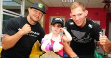 Snapshot: UFC stars pay a surprise visit to National Children's Hospital, Tallaght