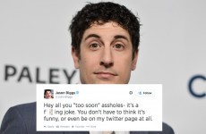 Jason Biggs forced to apologise for 'joke' tweets about Malaysia Airlines