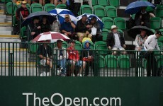 The weather could be Rory McIlroy's best friend at the Open today