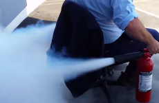 This guy made an office fire extinguisher jetpack. It went as well as you'd expect