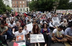 Photos: Thousands attend 'die-in' protest in Dublin over bombardment of Gaza