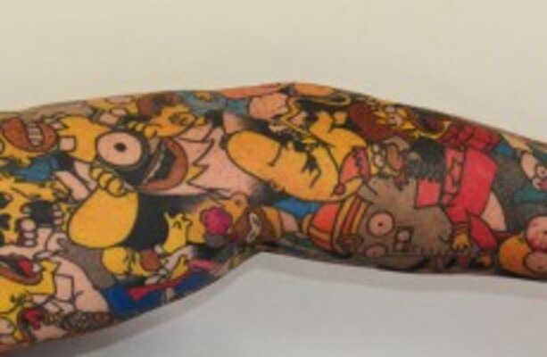 This Guy Has 41 Tattoos Of Homer Simpson On His Body The Daily Edge