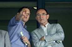 Snapshot: Martin O'Neill watched the Dubs hammer Meath in Croke Park today