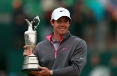 The Hoylake crowd weren't impressed when McIlroy mentioned his United allegiances