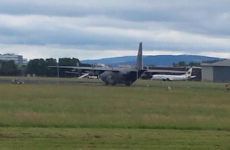 Just released and Mick Wallace is tweeting pictures of US military craft at Shannon