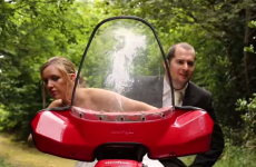 Irish newly-weds pull off wedding entrance to beat all others