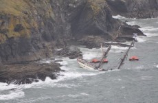 Engine failure on the Astrid meant it couldn't escape Kinsale's rocks