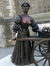Someone vandalised Molly Malone's cleavage...
