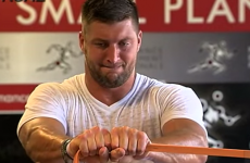 Tim Tebow still chasing NFL dream with a 10-pound medicine ball