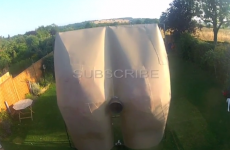 This British inventor wants to 'fart' at France with a giant mechanical arse