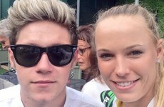Niall Horan and Caroline Wozniacki. WHAT? It's The Dredge