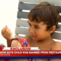 Little boy banned from doughnut shop for asking woman if she was pregnant