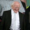 President Michael D Higgins is in Tullamore to cheer on Galway against Tipperary