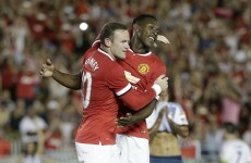 Wayne Rooney and Juan Mata are toying with Roma this evening