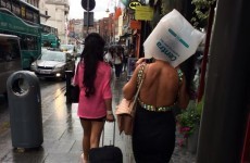 A unique innovation in umbrellas spotted in Dublin