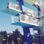 How not to jump off a high diving board