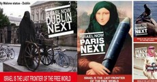 Israel's Irish embassy deletes picture of Molly Malone in niqab