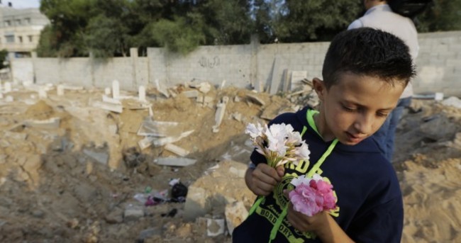 Human remains disturbed as missile strike hits Gaza cemetery