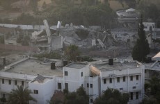 This is the Hamas Prime Minister's office after an Israeli air strike