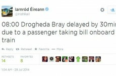 Irish Rail made a typo on Twitter and people were gas about it