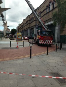 Dublin street closed to protect pedestrians from falling glass