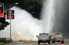 Burst water main in Los Angeles spews almost 40 million litres of water over three hours