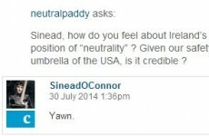 Sinéad O'Connor did a Q&A with Guardian readers and her responses are excellent