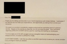 Airline responds to customer complaint with worst apology letter ever