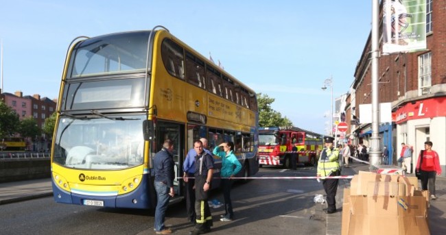 Man seriously injured after being 'pushed into bus' at Aston Quay
