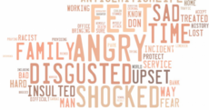 This word cloud shows how racism in Ireland makes victims feel