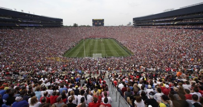 There were 109,318 people at Man United v Real Madrid yesterday
