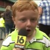 Little boy steals the show and your heart on local news segment